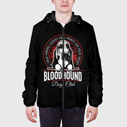 Куртка с капюшоном мужская Бладхаунд Bloodhound, цвет: 3D-черный — фото 2