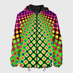 Мужская куртка Неоновая геометрия абстракция