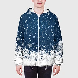 Куртка с капюшоном мужская Snow, цвет: 3D-белый — фото 2