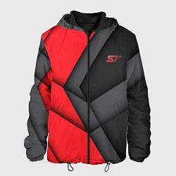 Куртка с капюшоном мужская ST FORD спина, цвет: 3D-черный