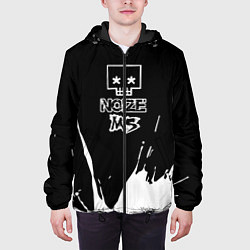 Куртка с капюшоном мужская Noize MC Нойз МС, цвет: 3D-черный — фото 2