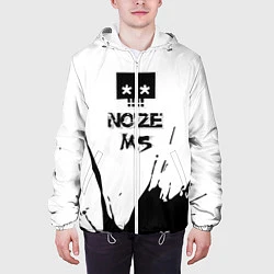 Куртка с капюшоном мужская Noize MC Нойз МС 1, цвет: 3D-белый — фото 2