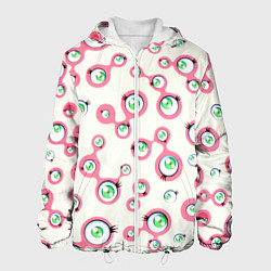 Куртка с капюшоном мужская Такаси Мураками, Jellyfish Eyes, цвет: 3D-белый