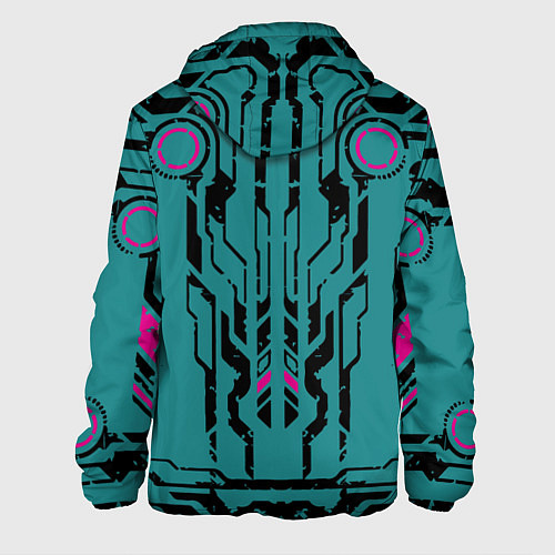 Мужская куртка Cyberpunk 2077! / 3D-Черный – фото 2
