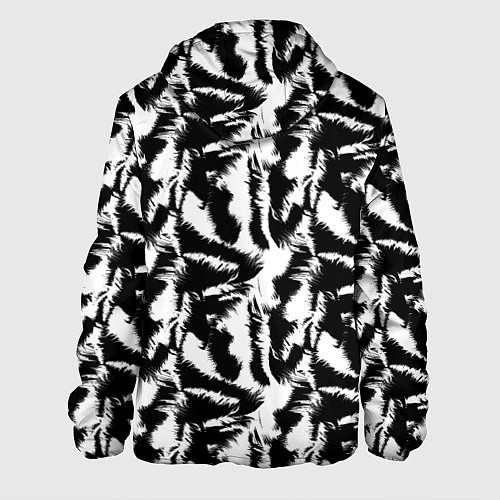 Мужская куртка Шкура Белого Тигра / 3D-Черный – фото 2