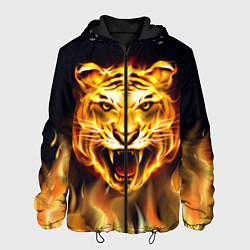 Мужская куртка Тигр В Пламени
