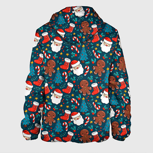 Мужская куртка ПОКРЫТО НОВЫМ ГОДОМ! / 3D-Черный – фото 2