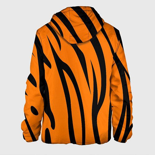Мужская куртка Текстура тиграtiger / 3D-Черный – фото 2