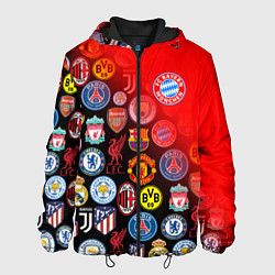 Куртка с капюшоном мужская BAYERN MUNCHEN BEST FC SPORT, цвет: 3D-черный