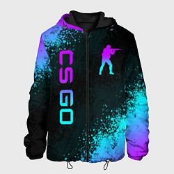 Мужская куртка CS GO NEON SYMBOL STYLE SKIN КС ГО НЕОН