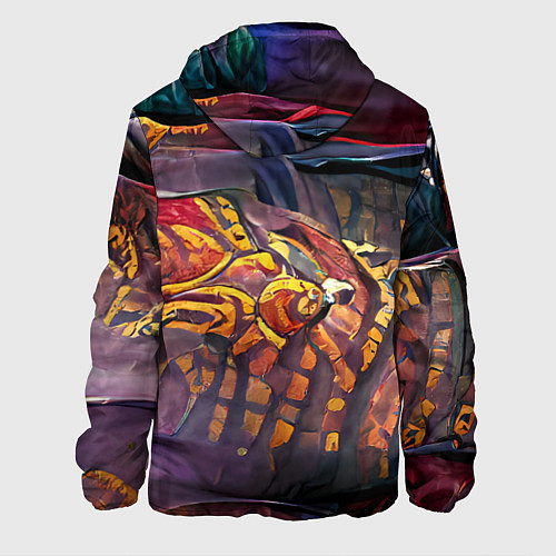 Мужская куртка Знак огня / 3D-Черный – фото 2