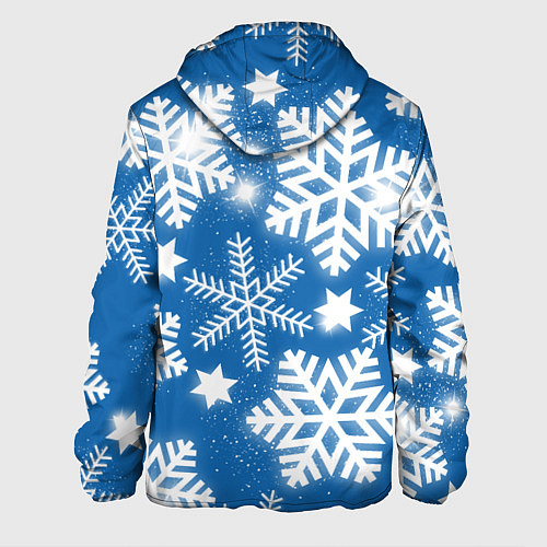 Мужская куртка Снежное небо / 3D-Черный – фото 2