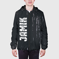 Куртка с капюшоном мужская Jamik Краски, цвет: 3D-черный — фото 2