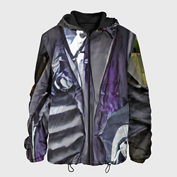 Куртка с капюшоном мужская Ад стиль, цвет: 3D-черный