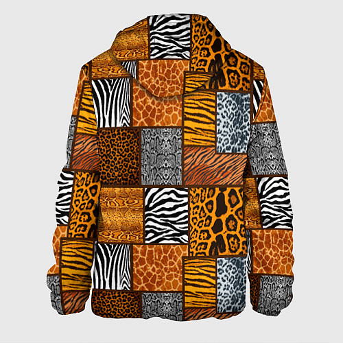 Мужская куртка Тигр, полосы, 2022 / 3D-Черный – фото 2