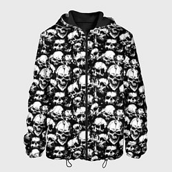 Куртка с капюшоном мужская Screaming skulls, цвет: 3D-черный