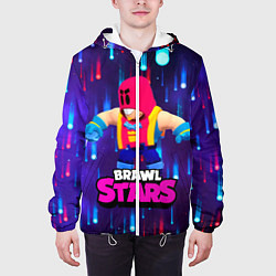 Куртка с капюшоном мужская GROM BRAWL STARS ГРОМ БРАВЛ СТАРС, цвет: 3D-белый — фото 2