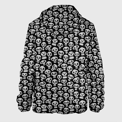 Мужская куртка Funny skulls / 3D-Черный – фото 2