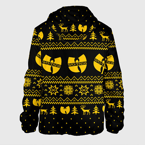 Мужская куртка НОВОГОДНИЙ СВИТЕР WU TANG CLAN / 3D-Черный – фото 2