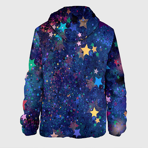 Мужская куртка Звездное небо мечтателя / 3D-Черный – фото 2