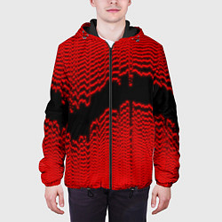Куртка с капюшоном мужская Красная волна, цвет: 3D-черный — фото 2