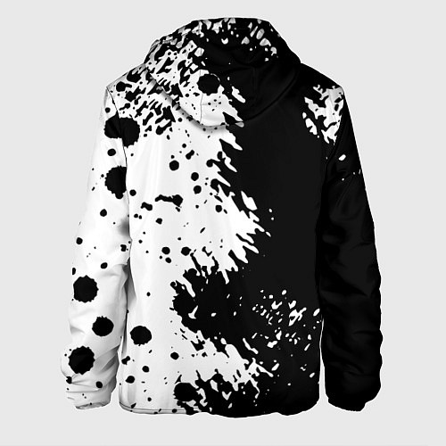 Мужская куртка The Witcher black & white / 3D-Черный – фото 2