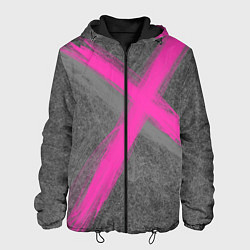 Мужская куртка Коллекция Get inspired! Pink cross Абстракция Fl-4