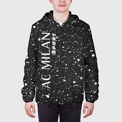 Куртка с капюшоном мужская МИЛАН Sport Краски, цвет: 3D-черный — фото 2