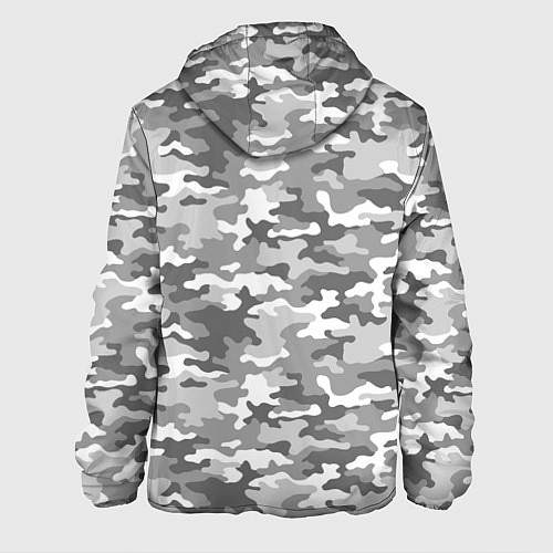 Мужская куртка Серый Военный Камуфляж / 3D-Черный – фото 2