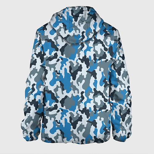Мужская куртка Светло-Синий Камуфляж / 3D-Черный – фото 2