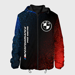 Куртка с капюшоном мужская БМВ Pro Racing Шум, цвет: 3D-черный