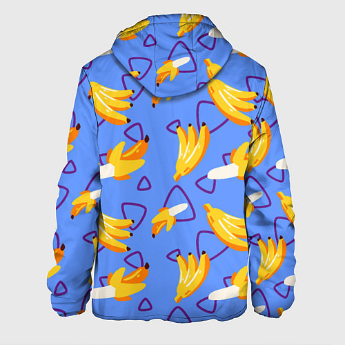 Мужская куртка Спелые бананы / 3D-Черный – фото 2
