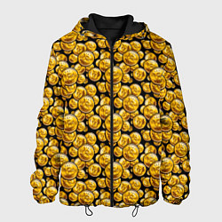 Мужская куртка Золотые Монеты Bitcoin