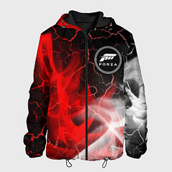 Куртка с капюшоном мужская ФОРЗА ХОРАЙЗЕН Яркий 9, цвет: 3D-черный