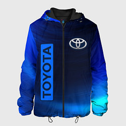 Куртка с капюшоном мужская TOYOTA - Космос, цвет: 3D-черный