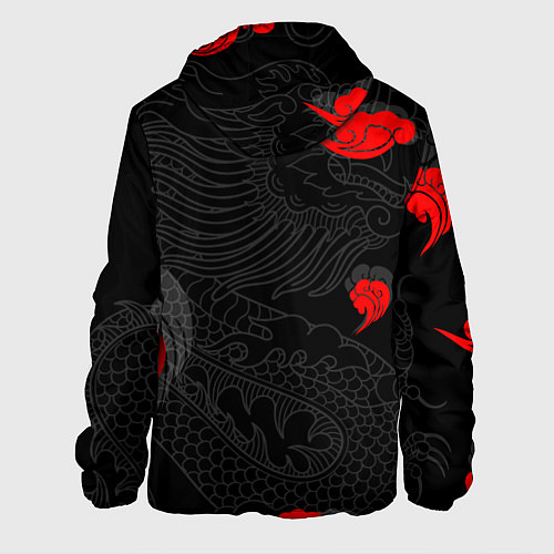 Мужская куртка Дракон Китайский дракон / 3D-Черный – фото 2