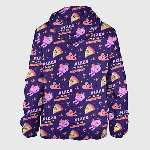 Мужская куртка Pizza Is My Valentine! / 3D-Черный – фото 2