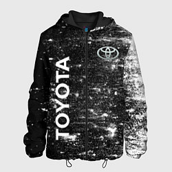 Куртка с капюшоном мужская Toyota - Grunge, цвет: 3D-черный