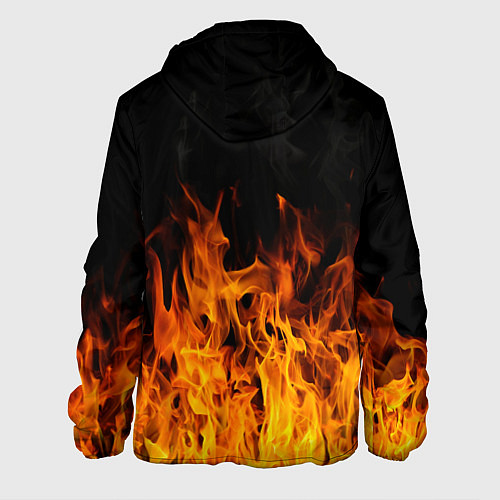 Мужская куртка Lamborghini пламя огня / 3D-Черный – фото 2