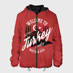 Куртка с капюшоном мужская Турция - Turkey, цвет: 3D-черный