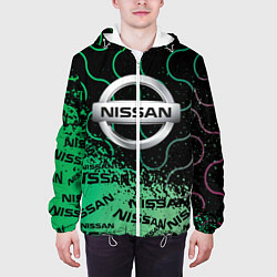 Куртка с капюшоном мужская NISSAN Супер класса, цвет: 3D-белый — фото 2