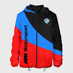 Куртка с капюшоном мужская BMW MOTOSPORT 2022, цвет: 3D-черный