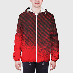 Куртка с капюшоном мужская RED GRUNGE SPORT GRUNGE, цвет: 3D-белый — фото 2