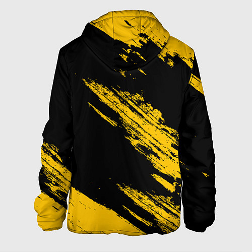 Мужская куртка BLACK AND YELLOW GRUNGE ГРАНЖ / 3D-Черный – фото 2