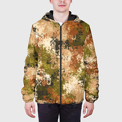 Куртка с капюшоном мужская Камуфляж Василиск Степь, цвет: 3D-черный — фото 2