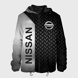 Куртка с капюшоном мужская Nissan Ниссан Сталь, цвет: 3D-черный
