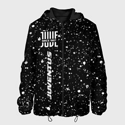 Куртка с капюшоном мужская JUVENTUS Juventus - Краска, цвет: 3D-черный
