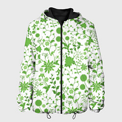 Куртка с капюшоном мужская Зелёное поле, цвет: 3D-черный