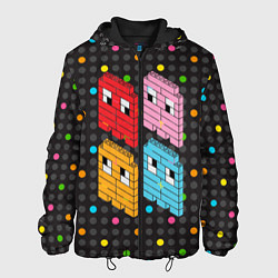 Мужская куртка Pac-man пиксели