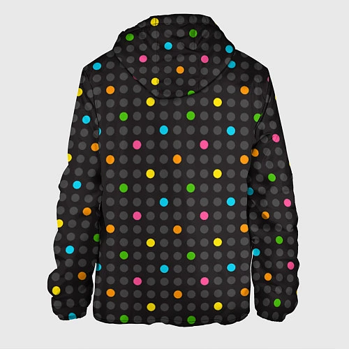 Мужская куртка Pac-man пиксели / 3D-Черный – фото 2